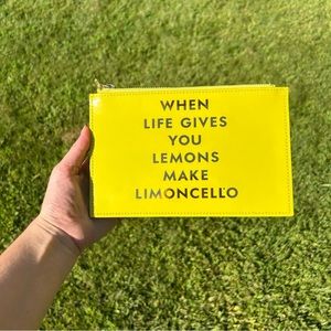Yellow Kate Spade Pouch